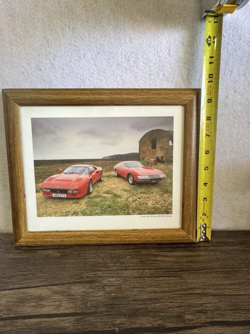 Vintage 80s Ferrari 288 GTO Daytona Framed Print Wall Art